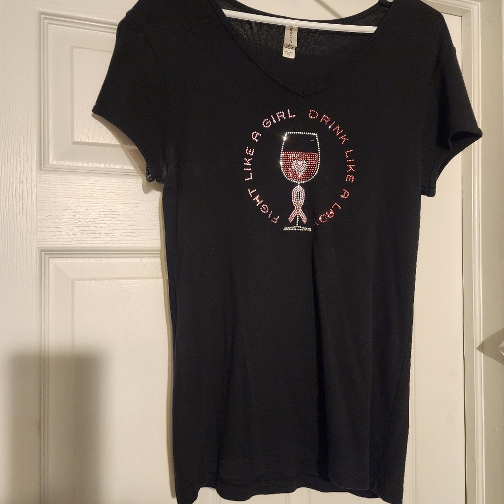 Wine/Cancer Shirt